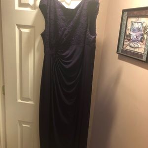 Plum colored special event dress